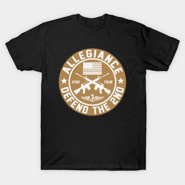 Allegiance Defend the 2nd T-Shirt by  The best hard hat stickers 